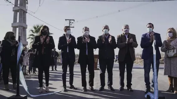 Realizaron una batería de obras para celebrar el aniversario 137 de Pocito