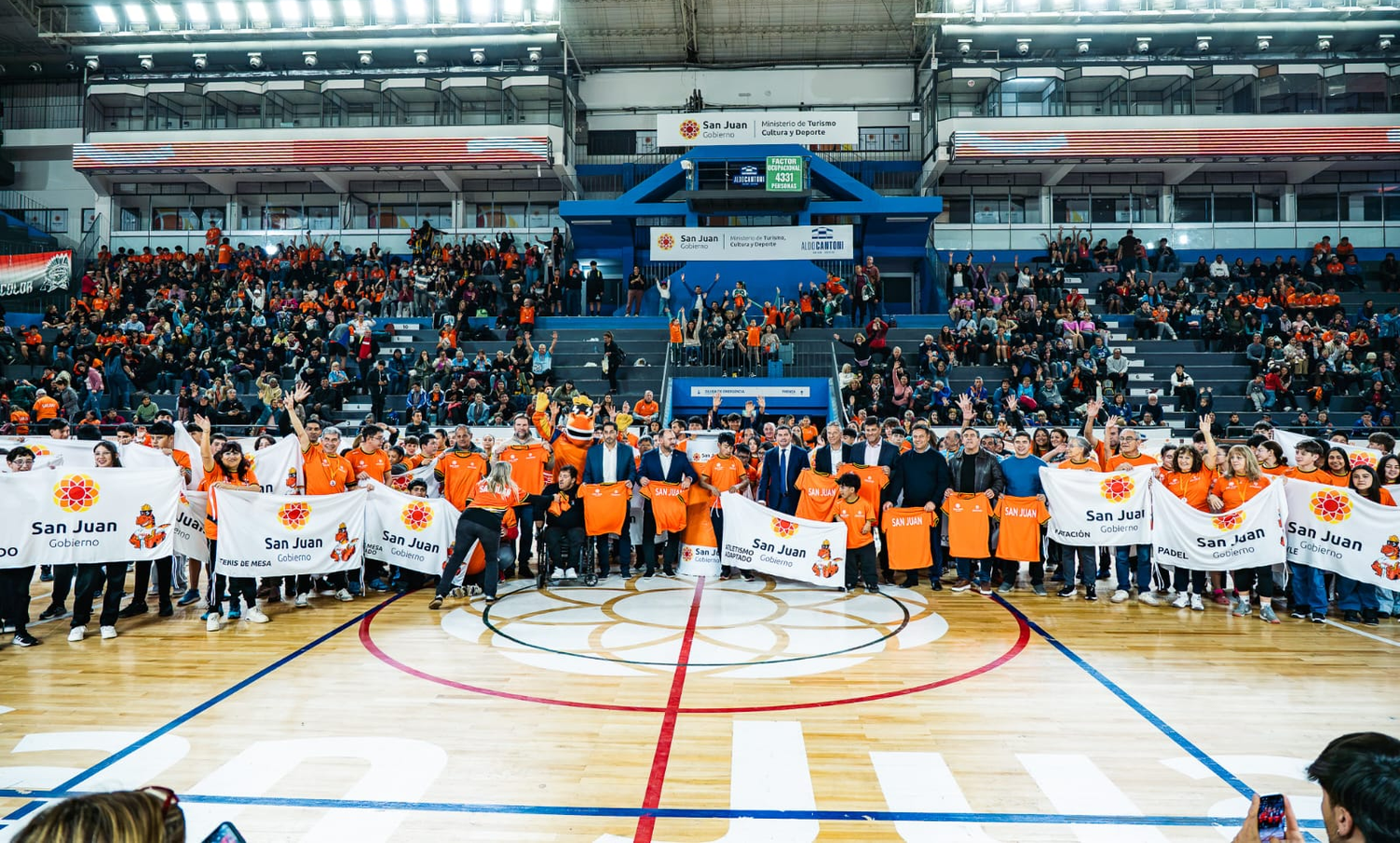 Orrego encabezó la inauguración de la etapa final provincial de los Juegos Deportivos Evita 2026
