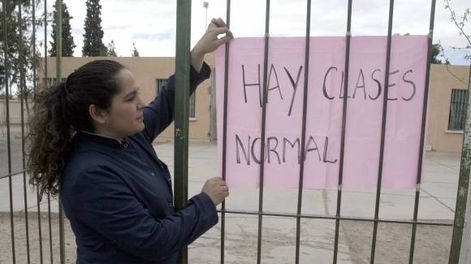 Tras 6 días sin clases  volvieron a las aulas