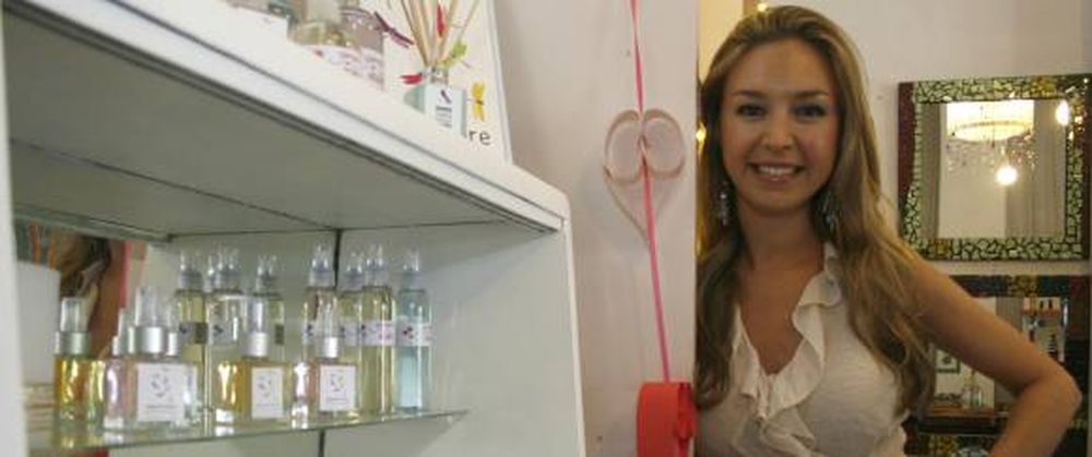 Una alquimista  que conquista  con sus aromas