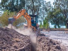 El municipio de Rivadavia realiza obras para mitigar las posibles consecuencias de El Niño.
