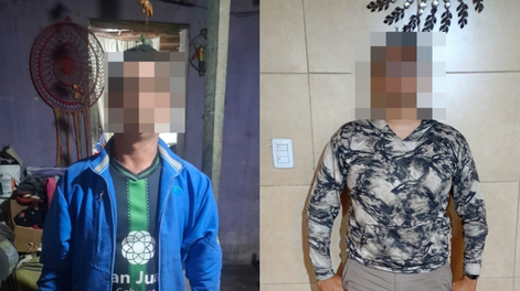 Los dos detenidos por la Policía.&nbsp;
