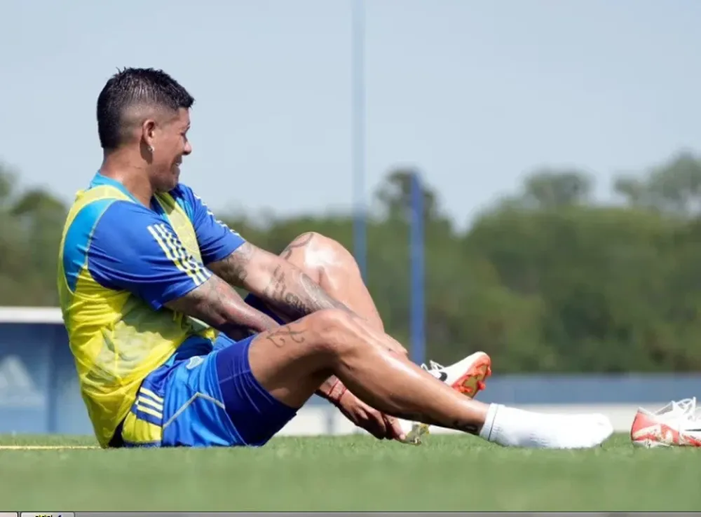 TITULAR. Marcos Rojo estará en la formación inicial de Boca para Vélez.