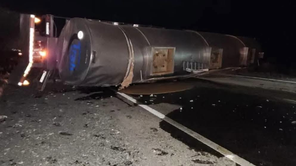 Vuelco en Ruta 141.