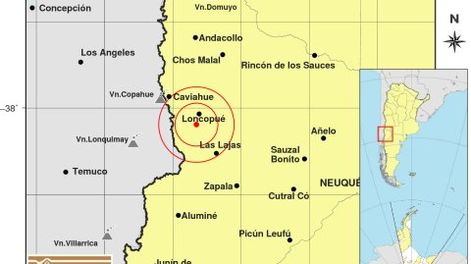 Un sismo de 6,6° de Magnitud sacudió Neuquén y Río Negro
