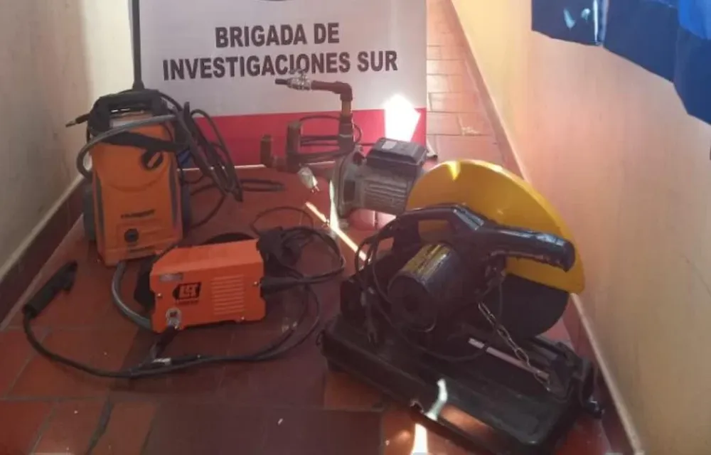 Pocito: detuvieron a dos sujetos por robar valiosas herramientas
