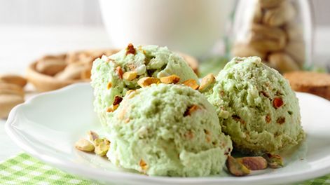 Helado de pistacho
