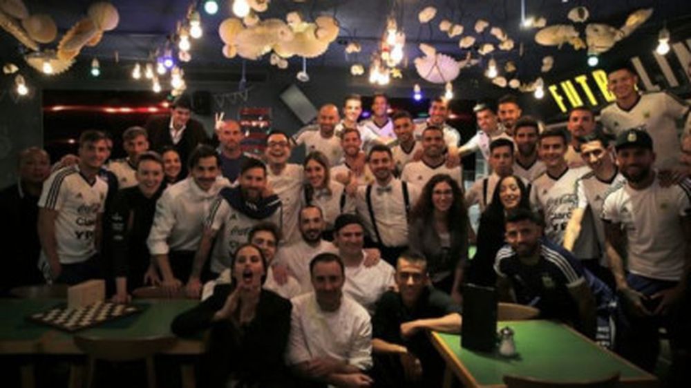 La Selección almorzó en el restaurante de los hermanos de Messi