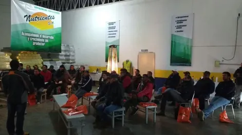 Uva primicia de Albardón hoy navega para el mercado ruso