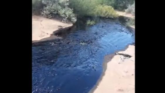 Evalúan los daños por un derrame