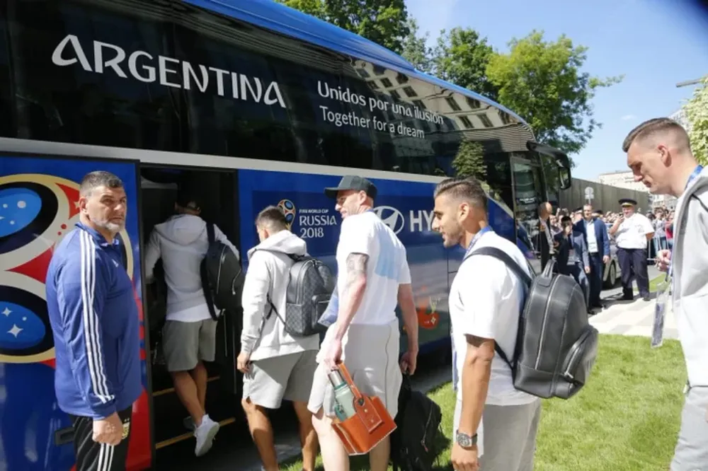 Messi y la Selección ya están en el estadio a la espera de Islandia