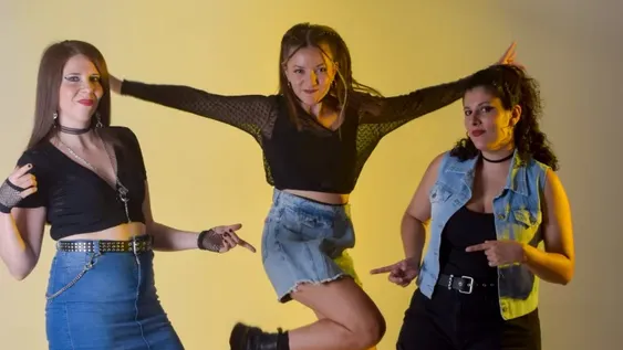 Las Juana Sonora:  Lucía Sánchez, Cecilia Tejada Castaño y Alba Sánchez Lucero (Foto Gentileza @NegroChecho)
