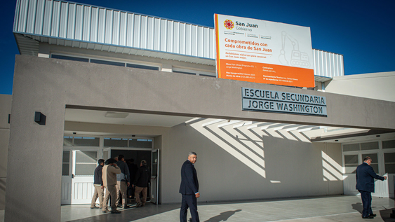 La escuela donde sucedió el hecho. Imagen de archivo