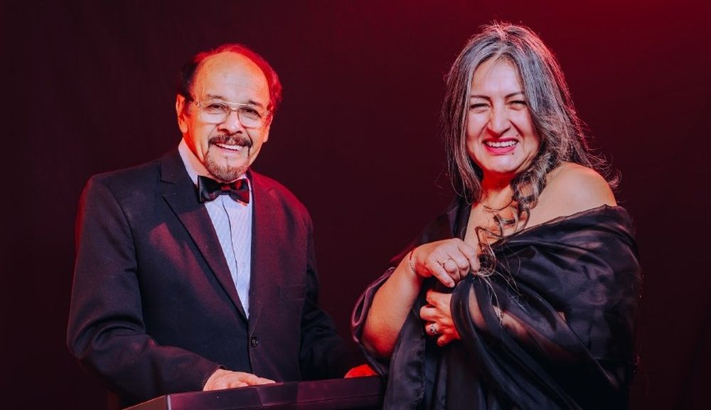 Orlando Tejada y Claudia Lepe