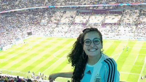 La sanjuanina que partió hace 5 meses para ver todos los partidos del mundial y contar el “lado B” de Qatar
