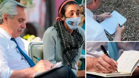 “Pesimismo” y “dignidad”, los apuntes de Alberto Fernández que se viralizaron
