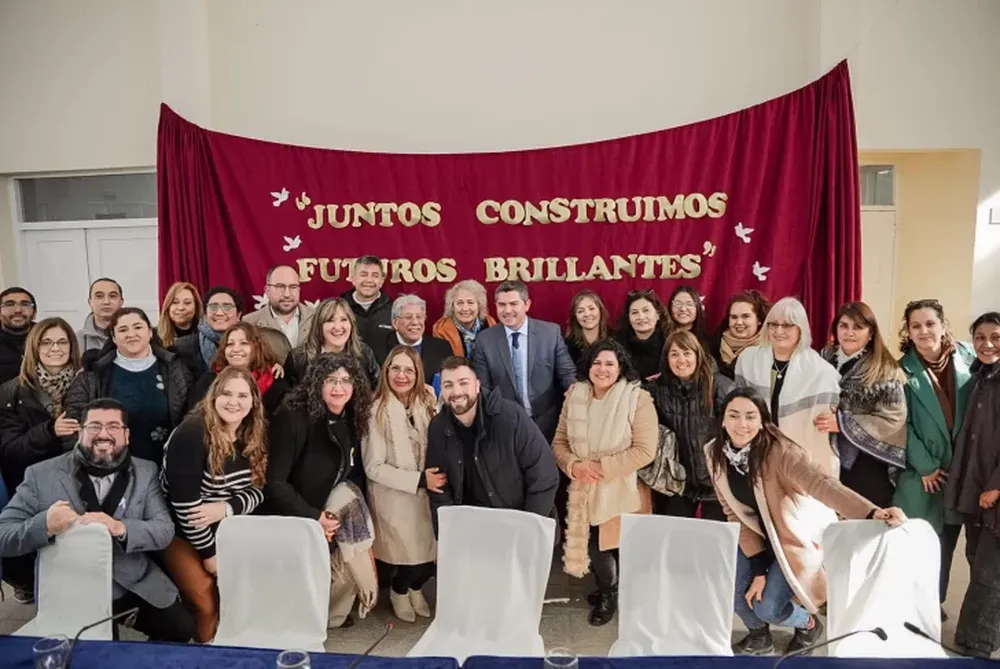 Orrego inauguró el nuevo edificio de la Escuela Blas Parera