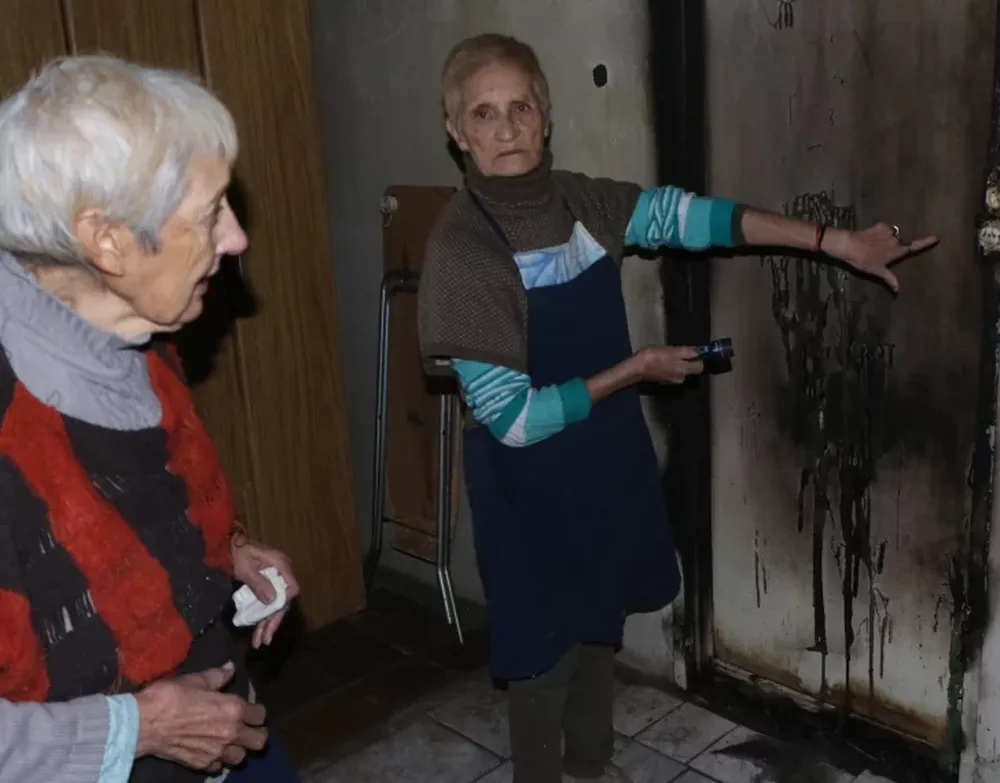 Dos ancianas y el drama de un incendio que fue muy selectivo