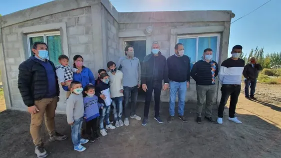 Entregaron la segunda tanda de “Módulos Habitacionales Sismoresistentes” en Sarmiento