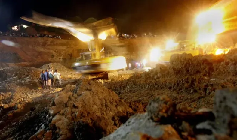 Hallaron muertos a los siete mineros atrapados en un yacimiento ilegal de oro