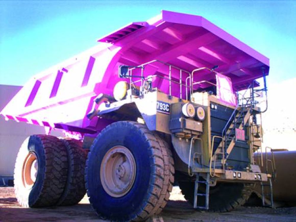 Un gigante rosado para crear conciencia