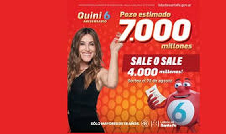 Premio récord del Quini 6 por el aniversario