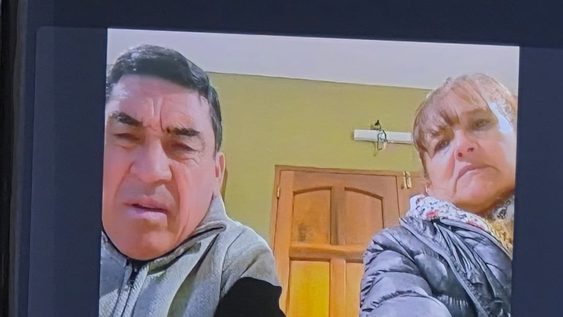 Dany Roberto Sarmiento y su exesposa.