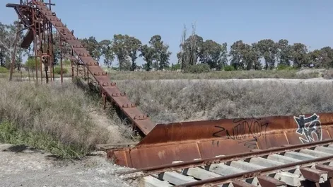 Diario de Cuyo | ESPACIO. El predio donde hoy está la vieja estación esta al lado de lo que será el Parque Industrial de Angaco. Son más de 21 hectáreas en total.