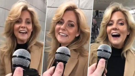 Realizó un reto viral y una mujer lo sorprendió con su espectacular voz