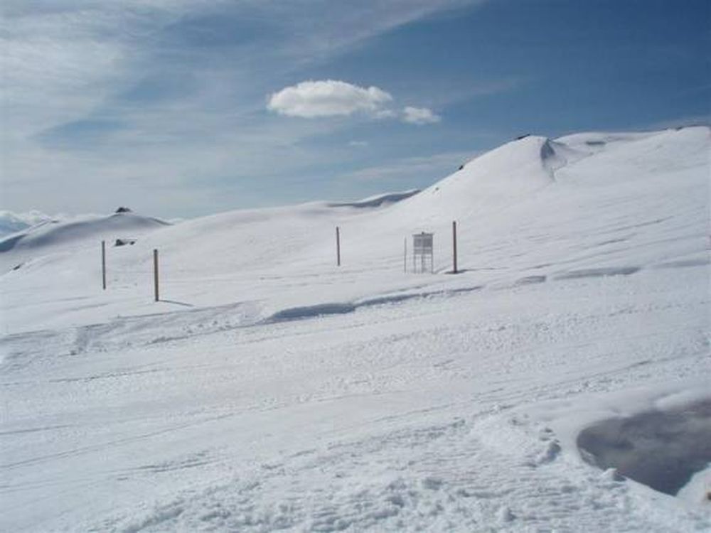 Hay menos nieve y más agua