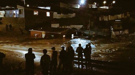 Impactantes imágenes del feroz temporal que ataca a Chile y ya dejó dos muertos