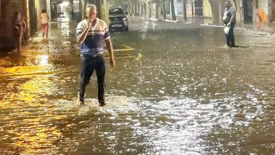 La lluvia del martes fue más intensa que la anterior, pero no ocasionó tantos daños