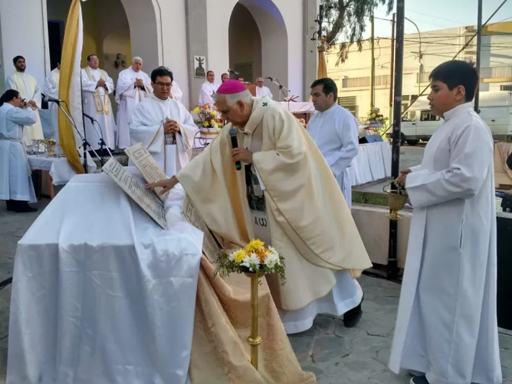 Mirá las fotos de la emotiva celebración por los 140 años de la Parroquia de Jáchal