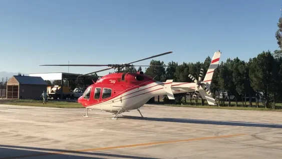 Se accidentaron en Iglesia y los trasladaron en helicóptero hasta el Hospital Rawson