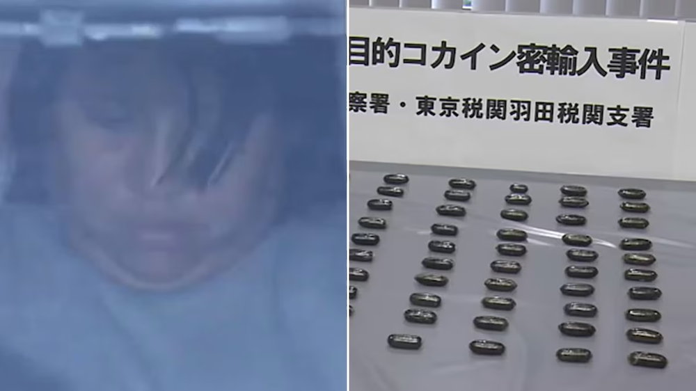 La argentina fue detenida en el aeropuerto de Haneda, en Tokio, luego de que un estudio detectara 101 cápsulas con cocaína en su cuerpo.