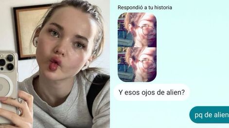 Una joven subió una foto a sus historias de Instagram y la respuesta de un chico la descolocó