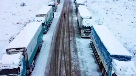 Más de 6.000 camiones comenzaron a avanzar para pasar a Chile por Mendoza