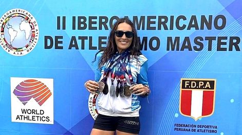 Ganadora. Adriana Quiroga fue gran protagonista del Iberoamericano Master en Perú.