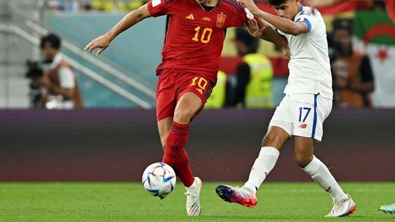 La paliza mayor en lo que va del Mundial: España goleó 7-0 a Costa Rica