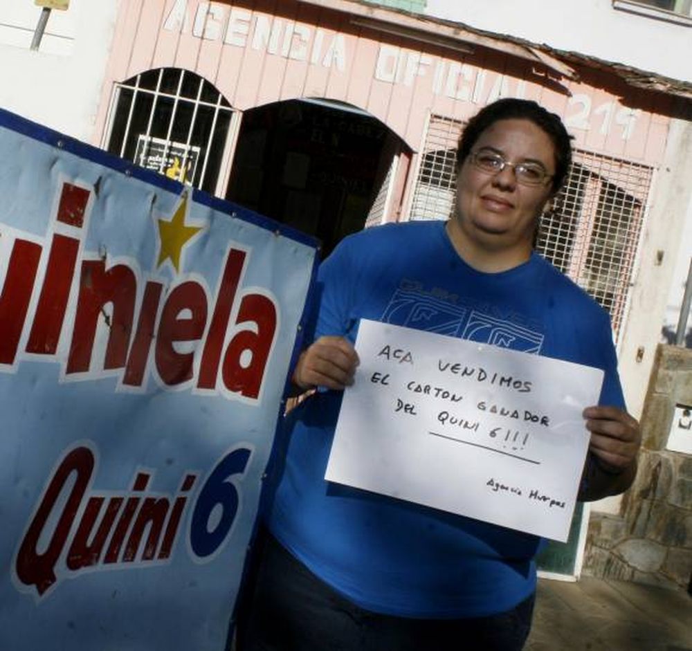 Inédito ganador del  Quini 6 en Caucete