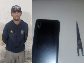 Robó un celular, atacó a la víctima con una tijera y terminó detenido en la Ruta 40
