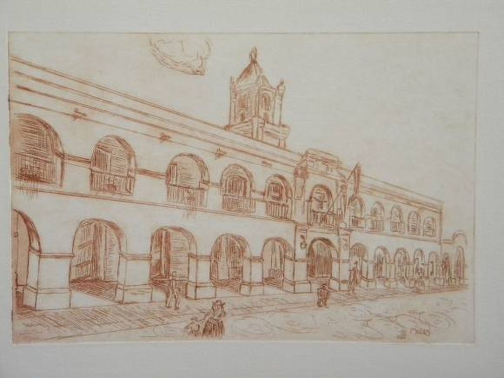 Postales grabadas del viejo San Juan