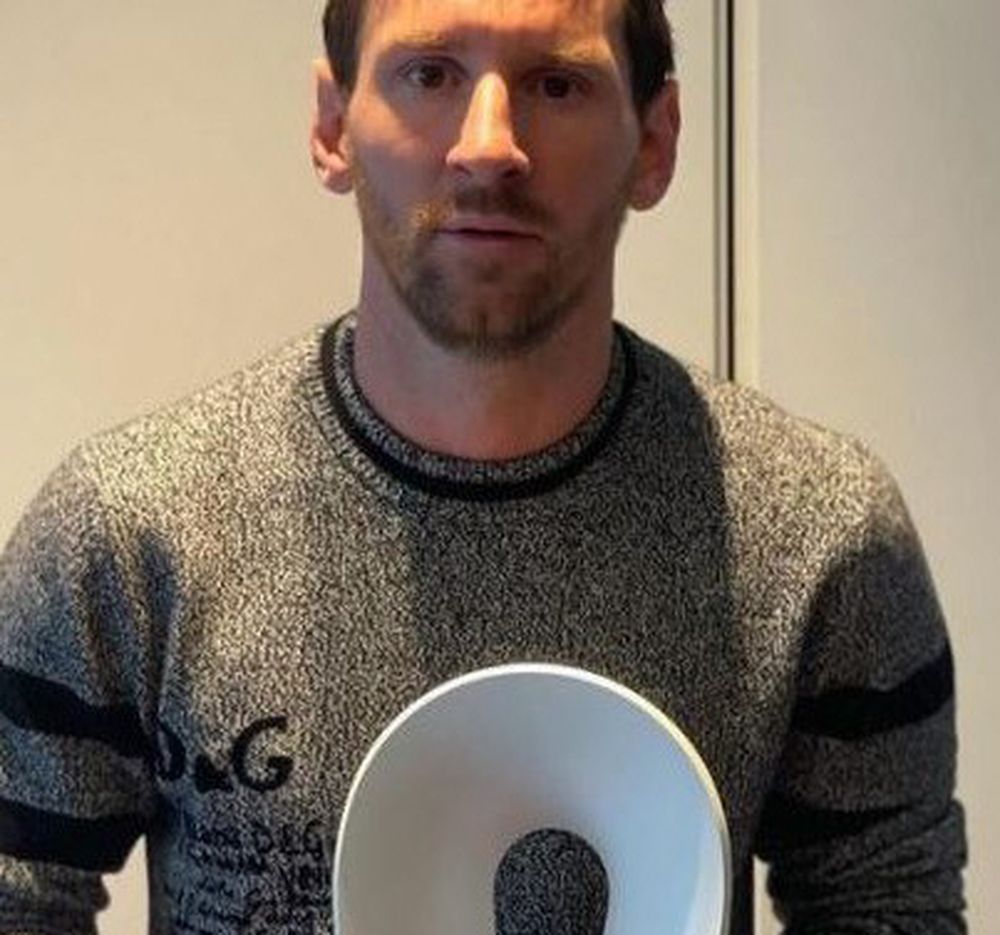 Messi fue nominado Campeón de la Paz