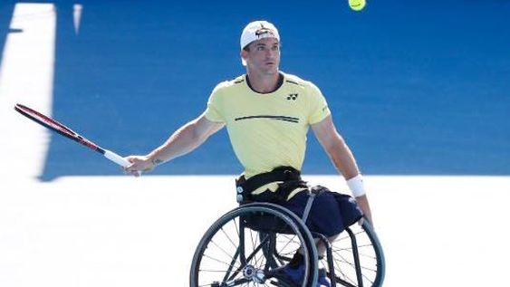 Gustavo Fernández se metió en la final de tenis adaptado