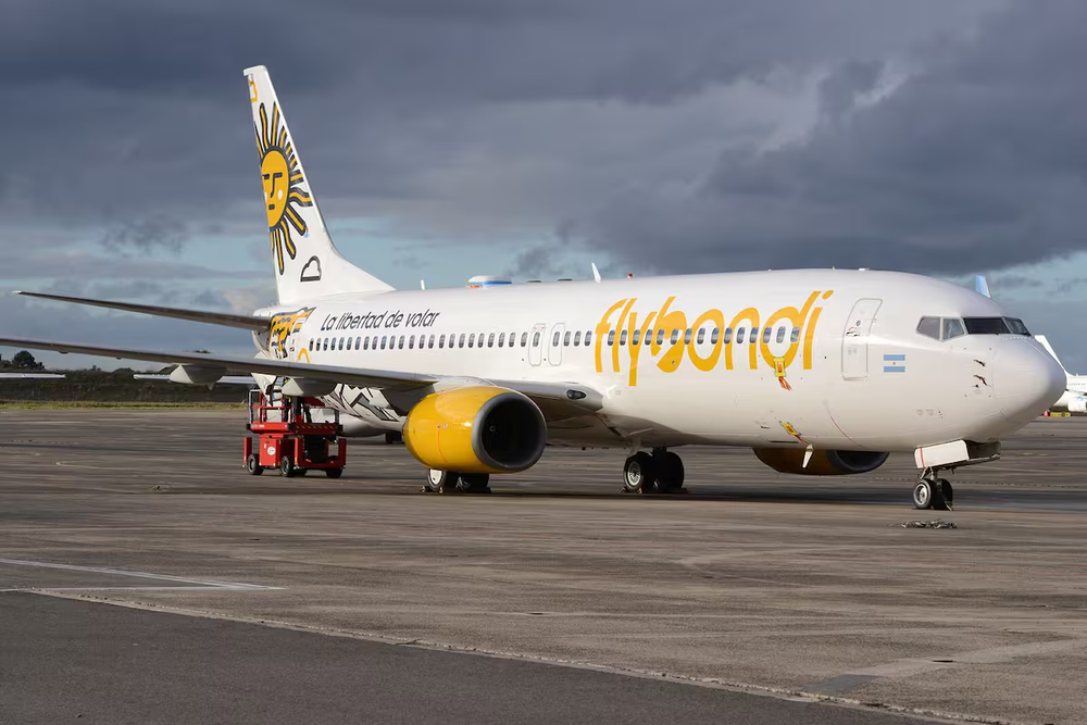 Flybondi inició sus operaciones en la Argentina en 2018.