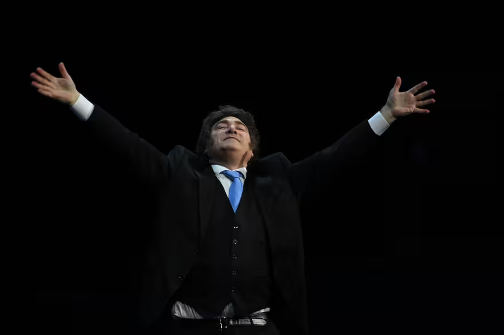 Elpresidente, Javier Milei, participó del Madrid Economic Forum en Madrid.&nbsp;