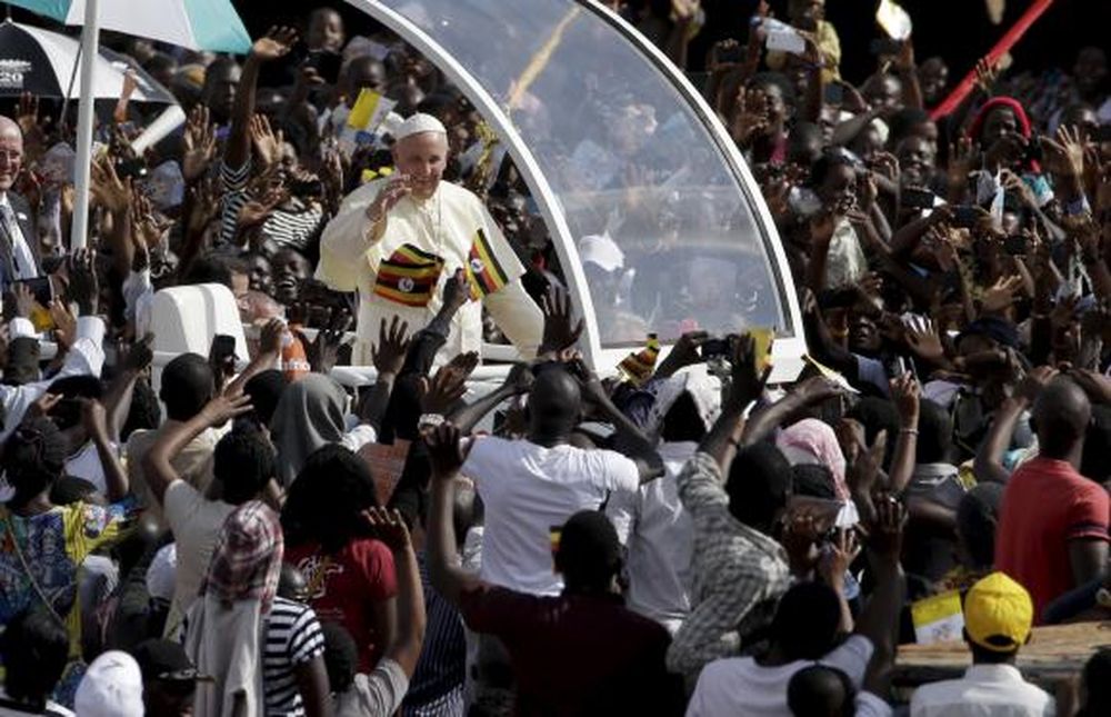 Uganda se rinde ante el papa Francisco