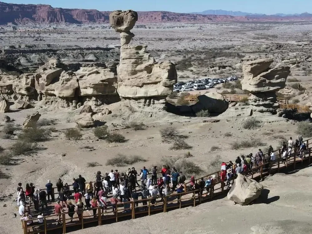 Ischigualasto marca un récord histórico de cantidad de visitantes este fin de semana largo