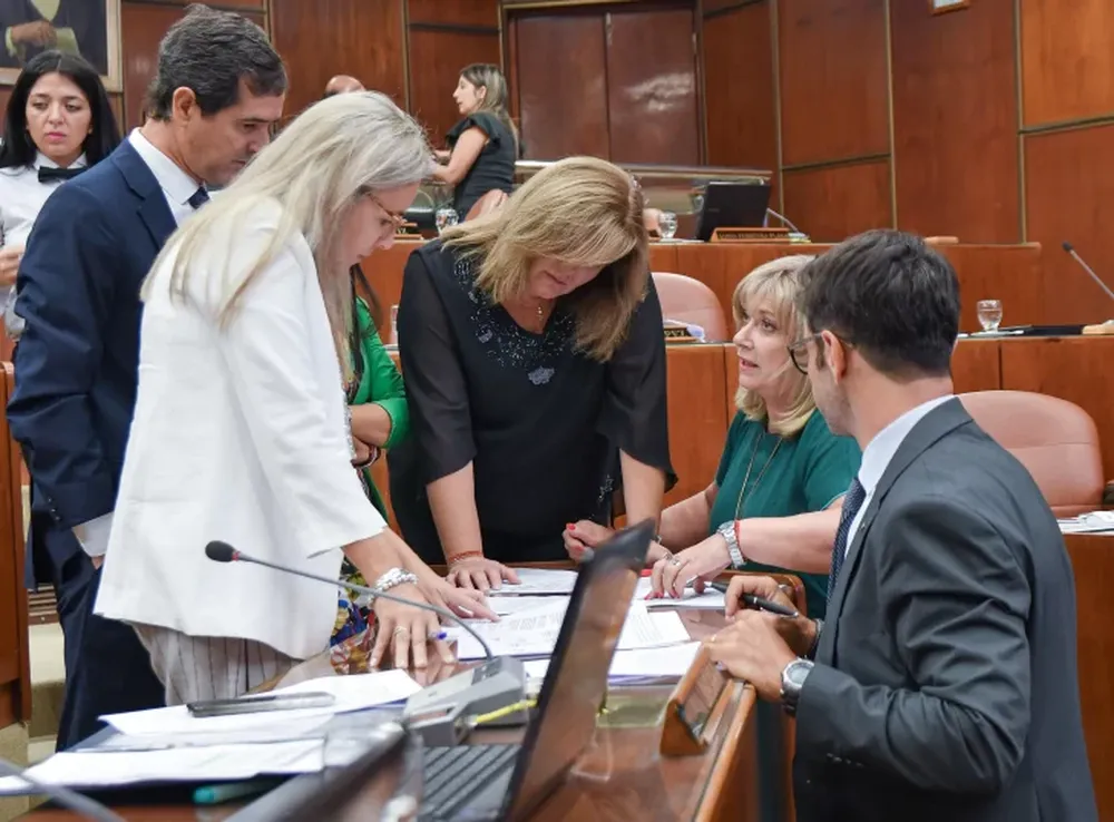 ACUERDO. Las modificaciones fueron apoyadas por todos lo bloques, sin votos en contra y 32 a favor. A su vez, durante la sesión, legisladores incorporaron cambios en un cuarto intermedio, como agravar la reincidencia.