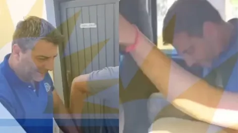 [VIDEO] Así detenían al jefe de ventas de Tankito acusado de robar millones de la caja fuerte